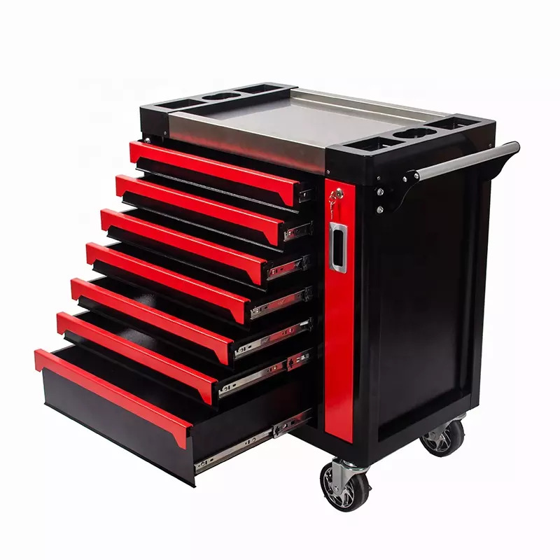 Jiasong factory direct supply extra large heavy multi-functional cart thickened auto repair seven-drawer convenient mobile tool car
