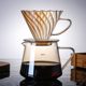 [New recommend] wujiawu new coffee pot glass suit filter integrated filter Cup V60