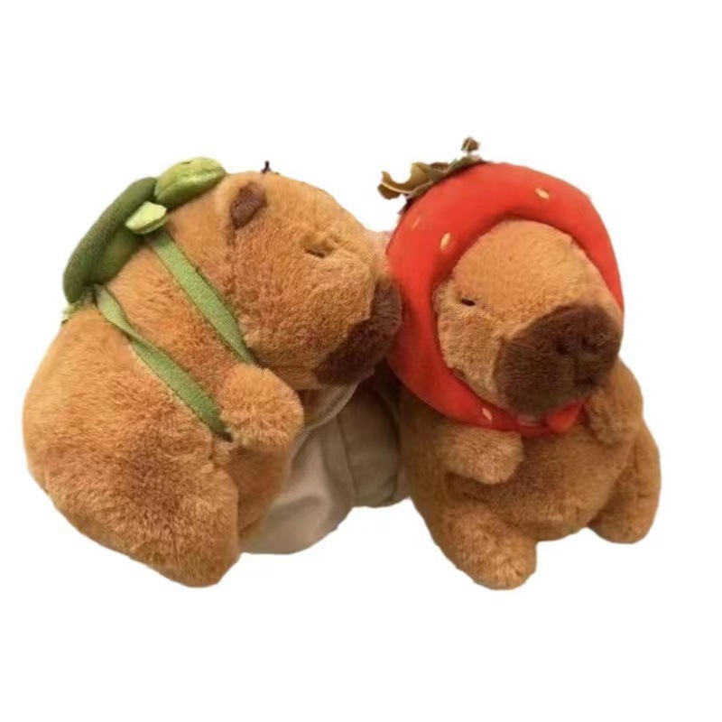 KTOK same style capabala dolphin pendant plush doll student gift portable cute small pendant