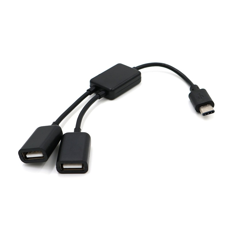 Three-in-one otg adapter USB High-speed splitter micro usb hub docking station typec hub