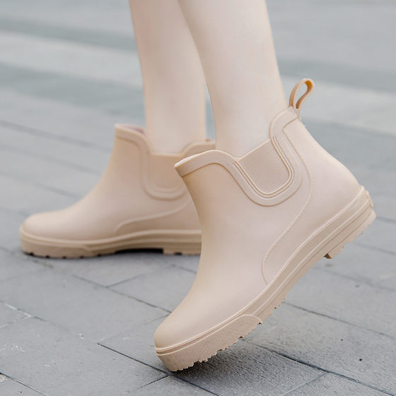 Cross-border 2023 foreign trade new rain boots ladies outdoor wading shoes short tube waterproof work rain boots kitchen rubber shoes