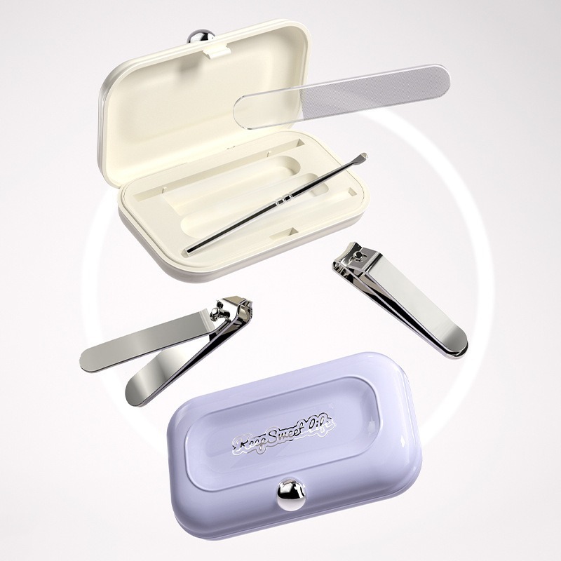 New stainless steel nail clippers full set nail kit nail clippers suit nail clippers four pieces suit