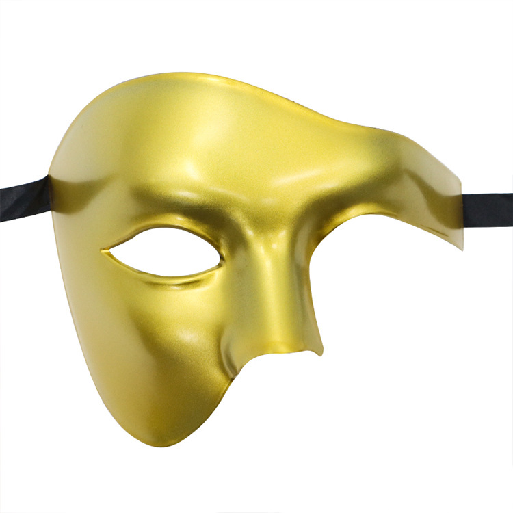 Amazon Masquerade Phantom Mask Ретро Высококачественная окрашенная маска для глаз на половину лица Маска с ручной росписью Phantom of The Opera
