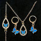 Simple Jewelry Fashion Joker Necklace Bracelet Ring Earrings suit Watch Accessories