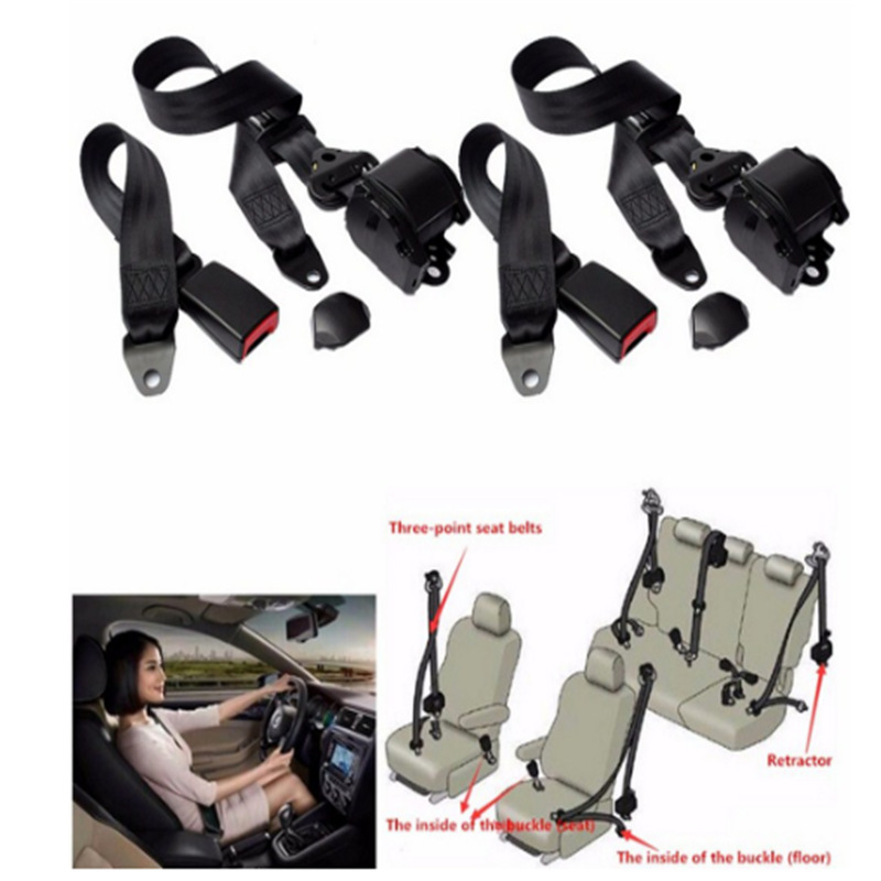Car driver seat belt three-point automatic retractable roll bus truck three-point protective belt safety belt