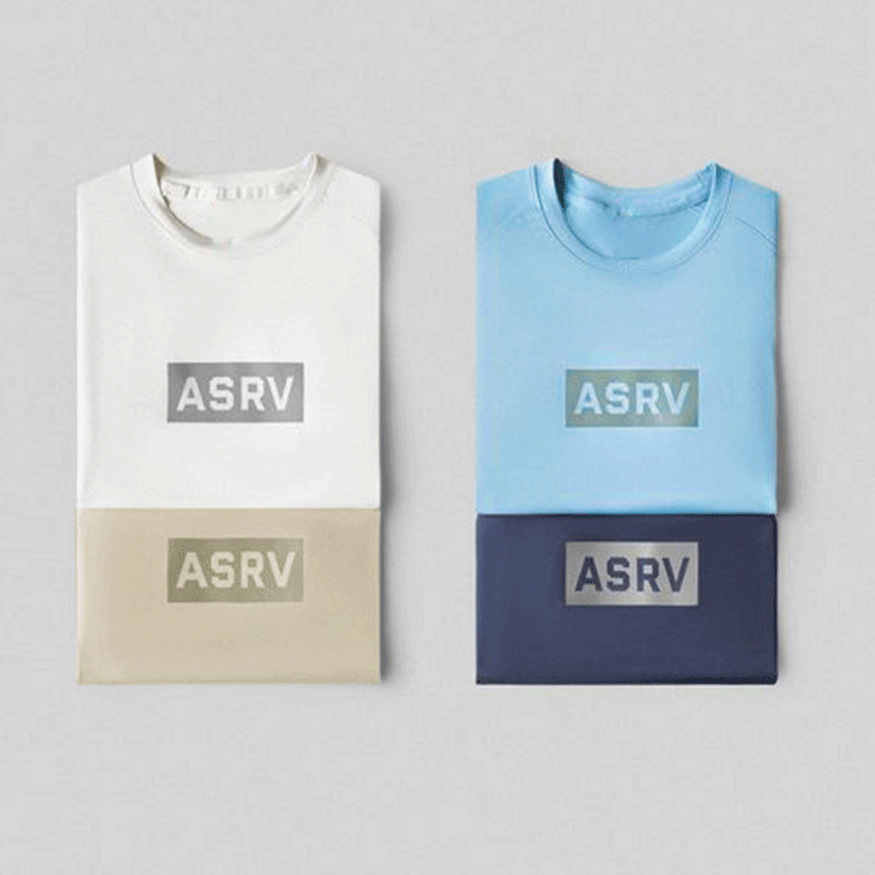 Summer men's T-shirt European and American youth mesh quick-drying short-sleeved men's high elastic front short back long sports bottoming top