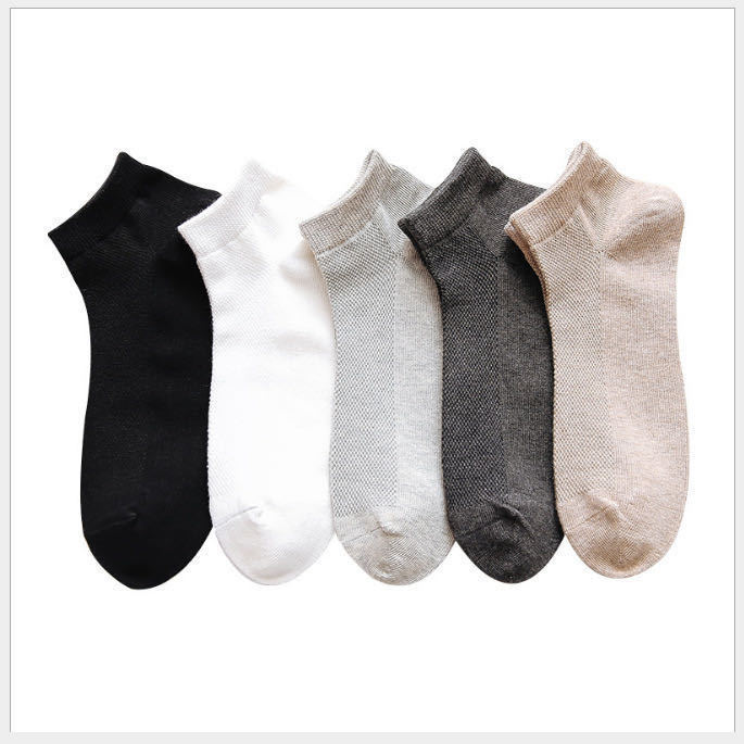 Clearance socks men's spring and summer short tube men's socks white socks women invisible socks men's boat Socks wholesale stall socks
