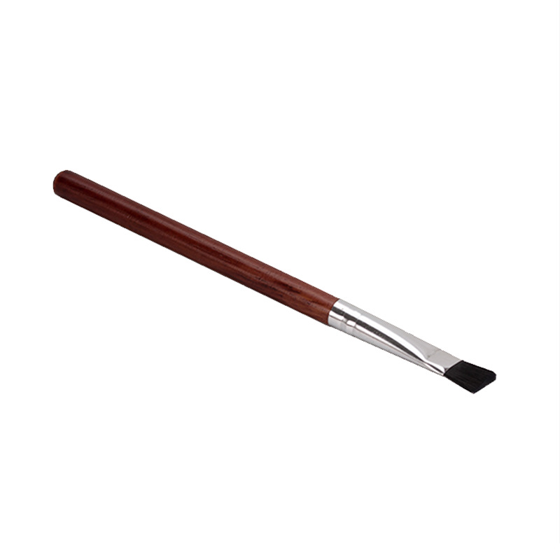 Brush Tool Dial Movement Cleaning Flat Head Foundation Brush Wooden Soft Horse Brush Watch Cleaning Tool