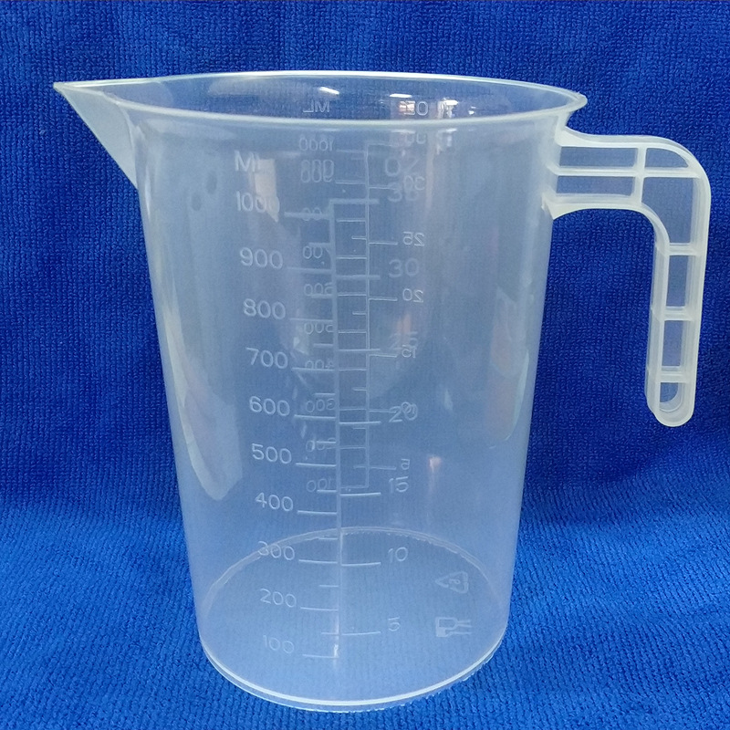 New PP plastic measuring cup with precision scale 50ml 100ml 250ml 2500 baking measuring cup