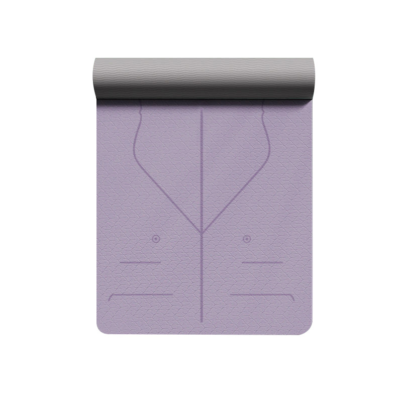 TPE Soundproof Shockproof Sports Fitness Mat Non-Slip Thickened Floor Mat Household Silent Foldable Shock Absorber Yoga Mat