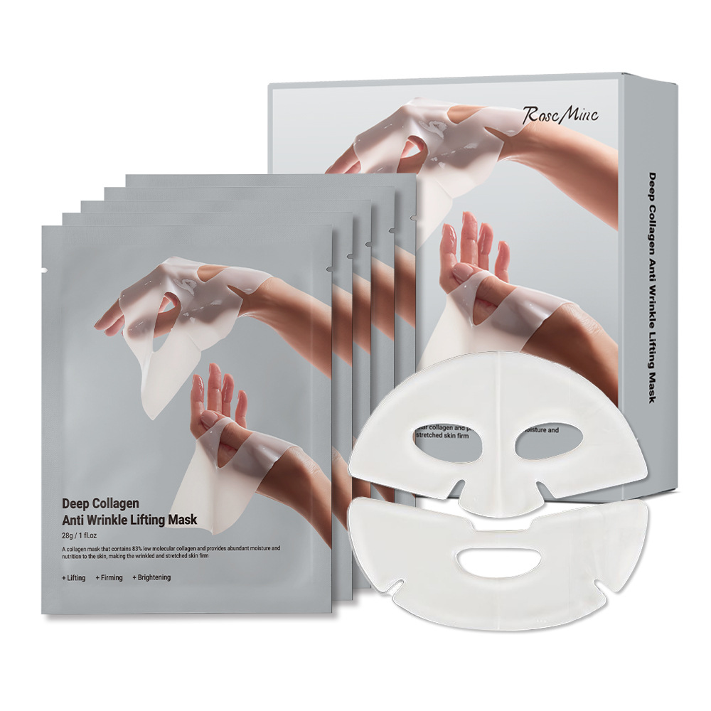 Cross-border exclusive collagen facial mask firming lift absorbable moisturizing crystal mask in stock