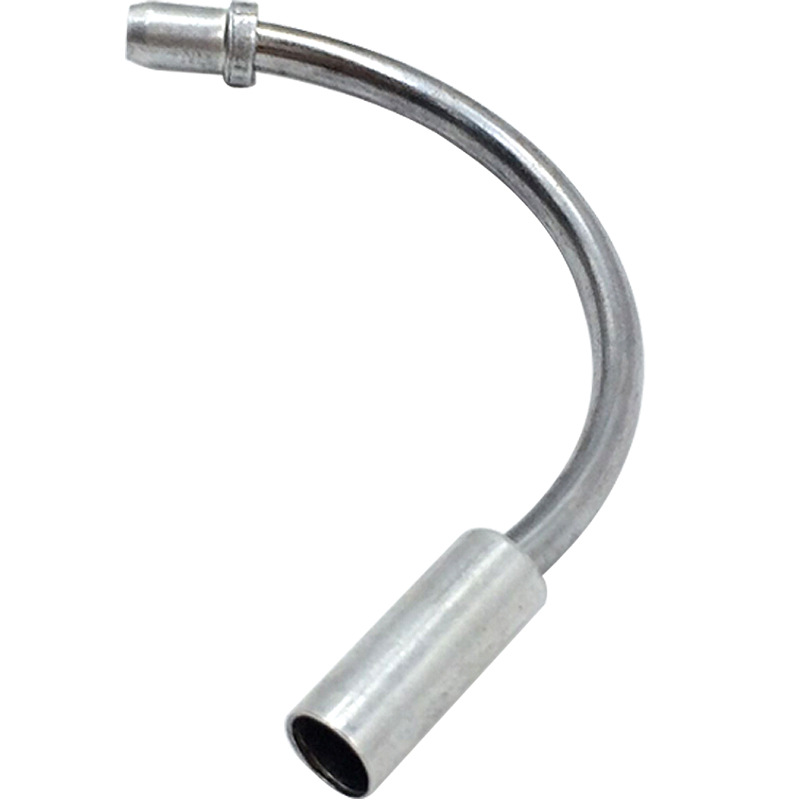 Bicycle V-brake elbow pipe line passing pipe mountain bike line brake pipe rubber pipe universal brake accessories device