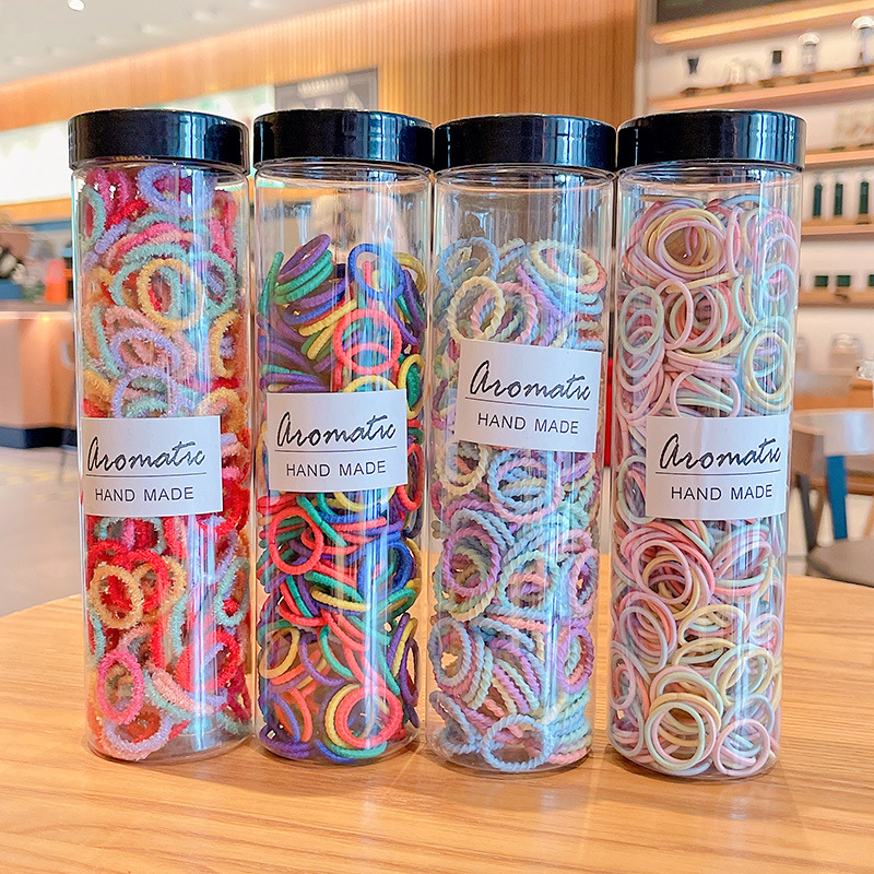 Baby hair band children's rubber band does not hurt hair tie hair small hair rope baby color hair rope hair accessories  new