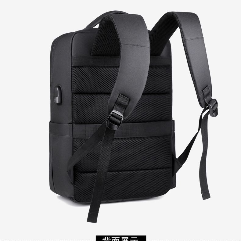 Wholesale large capacity backpack business travel computer bag casual fashion multi-functional backpack student leather film schoolbag