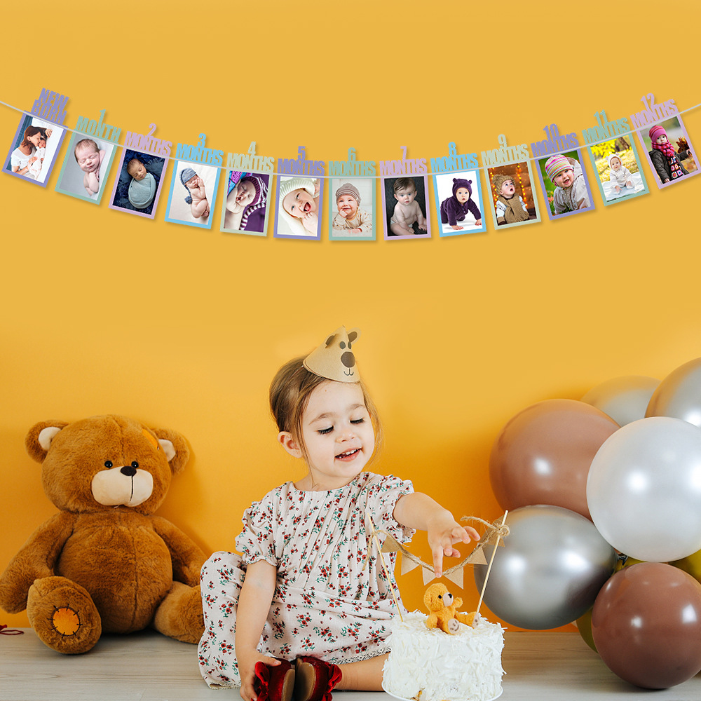 Meiyue poem custom birthday party decoration cake card custom cupcake small card plug-in