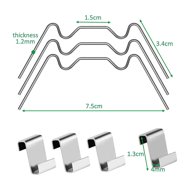 Greenhouse glass plate fixing clip for greenhouse glass room double Hall mesh plate weatherproof greenhouse repair kit