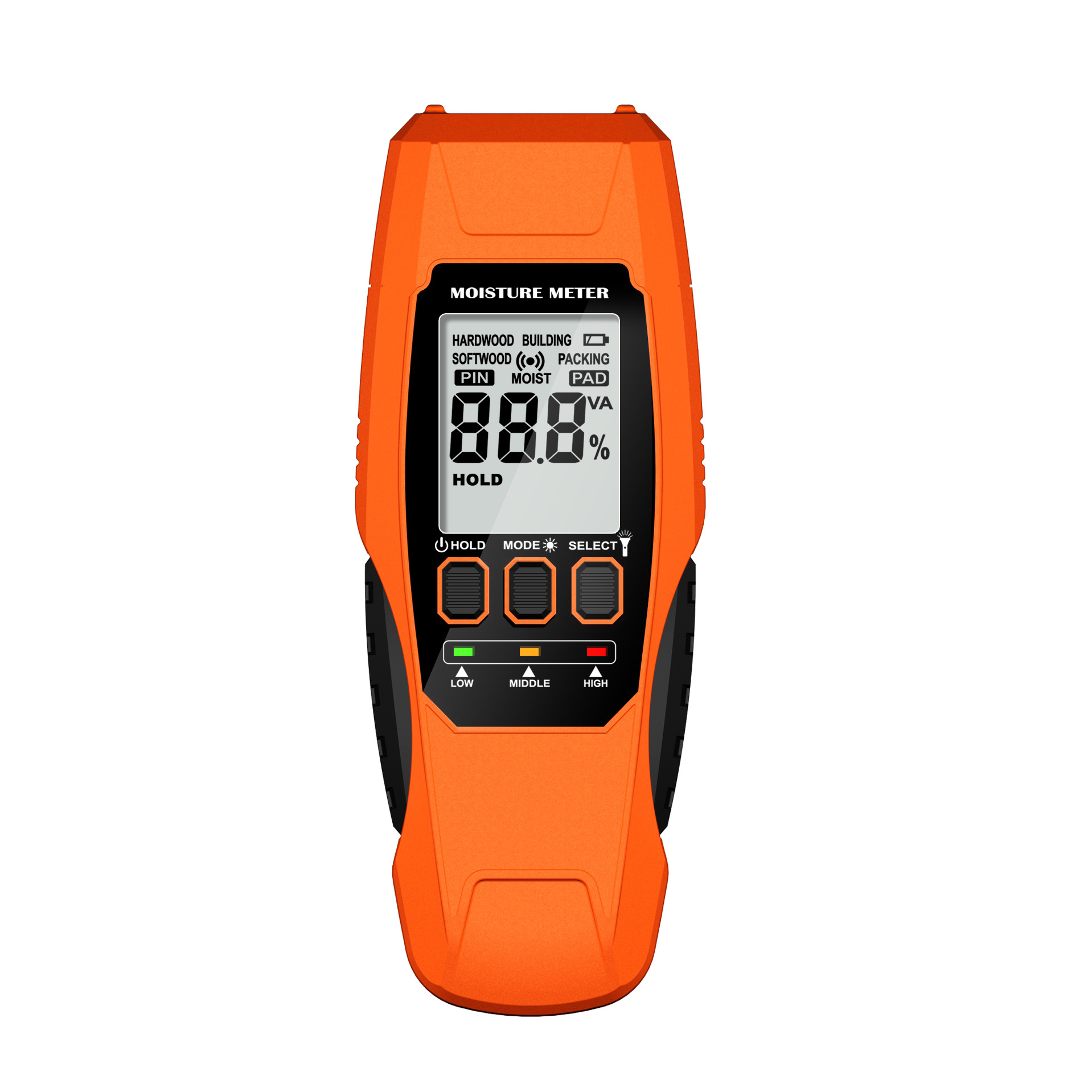 2023 two-in-one hygrometer needle hygrometer induction hygrometer self-check function replaceable probe