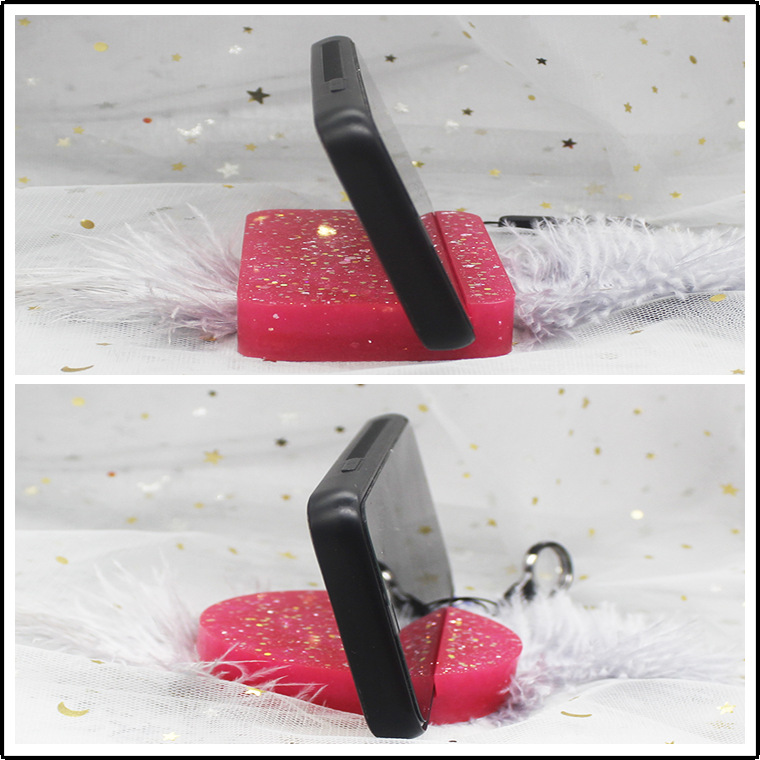 diy drop mold 2 mobile phone bracket silicone mold square round hand mirror silicone mold