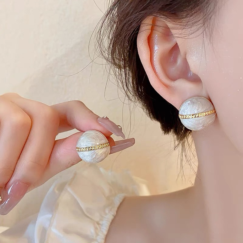 豆豆耳釘女2023新款小眾設計感高級獨特耳環耳飾輕奢高級感潮