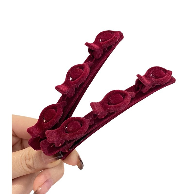 Lazy male editor-in-chief hairpin female forehead side clip bangs clip broken hair finishing artifact duckbill clip hairpin headdress