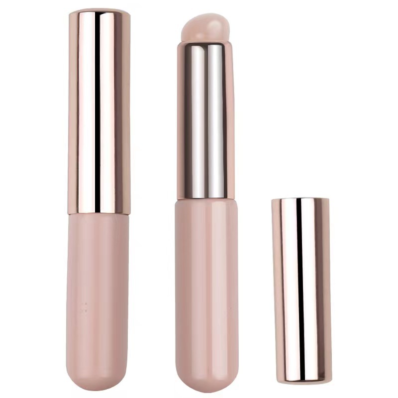 Q Soft Portable Silicone Lip Brush With Lid Fingers Silicone Lip Brush Round Head Lipstick Brush Concealer Brush Specialization