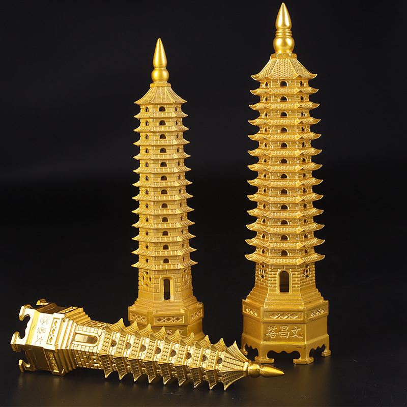 Wenchang Tower 13 layers of pure copper all copper 9 layers 9 layers 13 layers 7 layers 7 layers office desktop decoration ornaments wholesale
