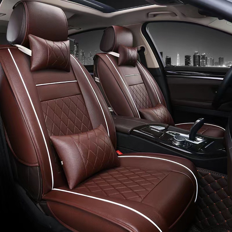 Factory wholesale full package cushion four seasons 5D full surround car seat cover full leather car seat cover a generation of hair
