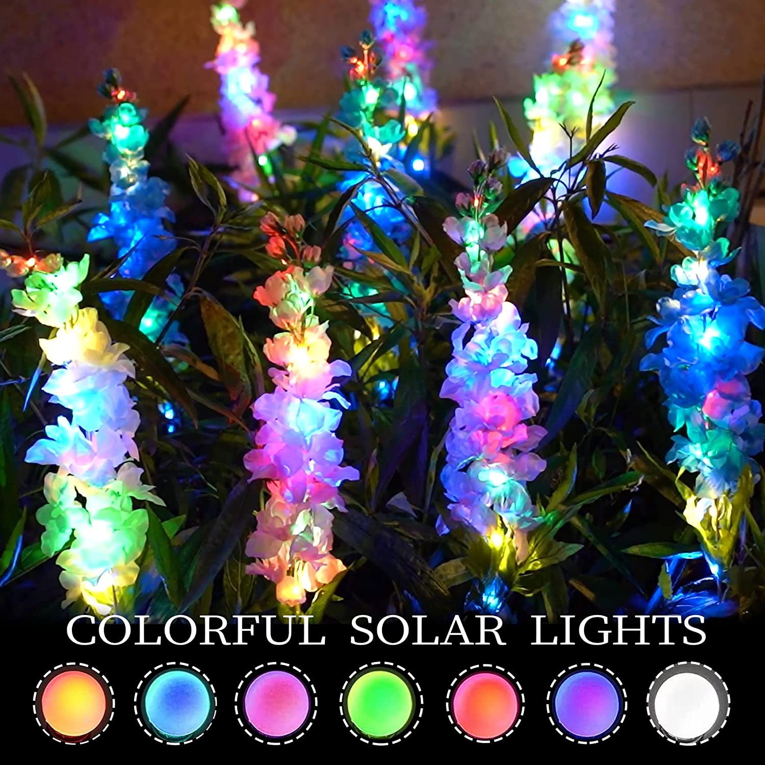 New Cross Border Amazon Solar Hyacinth Lantern Lawn Courtyard Outdoor Landscape Atmosphere LED Night Light