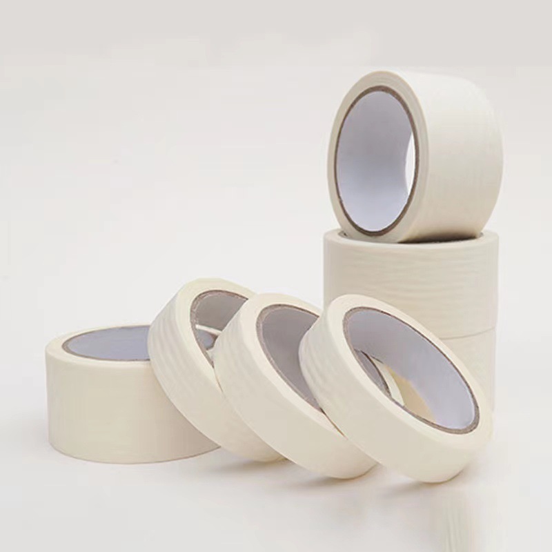 Masking Paper Tape Wholesale Masking Paper Full Box Tape Paint Masking Engineering Hand Tape Mucking Paper Tape Mucking Paper Tape