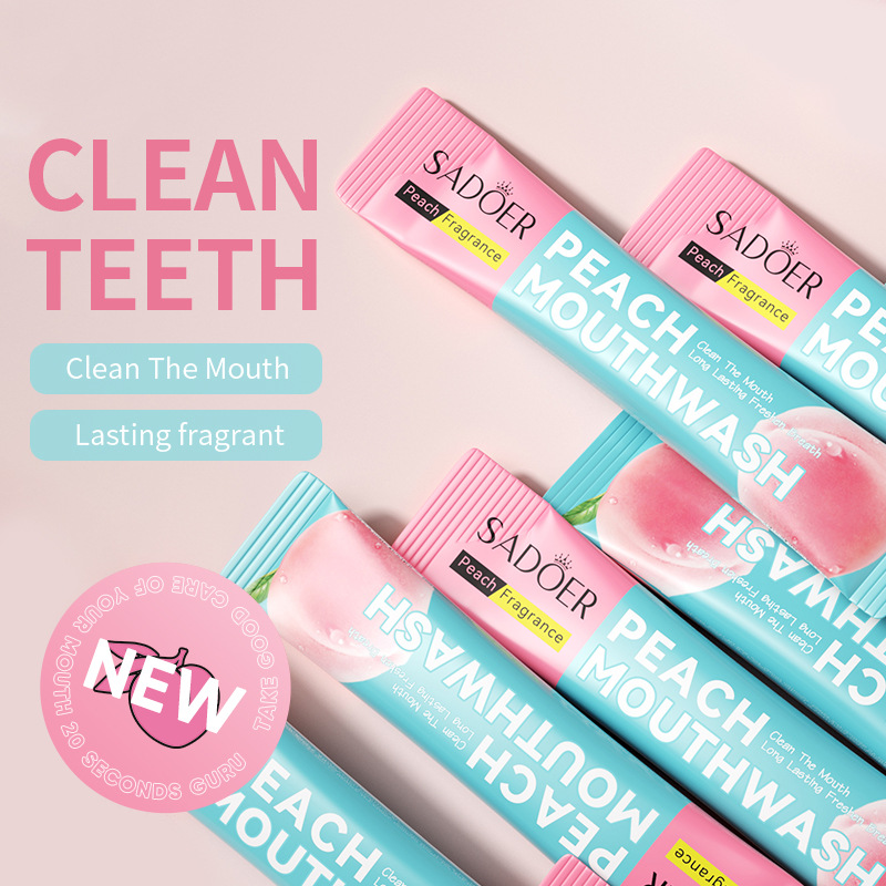 English mouthwash strip SADOER cleaning care oral disposable portable cleaning cross-border foreign trade Wholesale