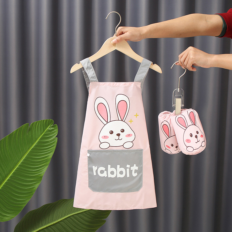 Baby's Apron Waterproof Boys' Children's Painting Overalls Anti-Dirt Painting Clothes Girls Anti-Dressing Special for Art Students