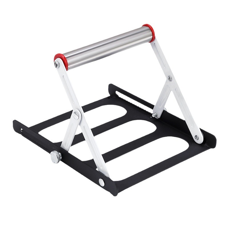 Cutting machine support rack multifunctional tripod auxiliary support frame balance lifting bracket foldable blanking bracket