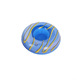 round blue cup holder