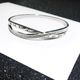 [4072] Interwoven Roman Ring Steel Color