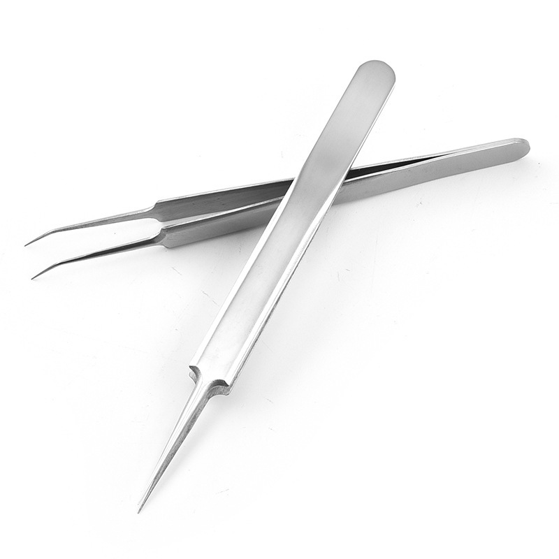 Factory wholesale stainless steel acne clip cell clamp acne removing blackhead tweezers acne needle beauty tool suit
