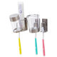 304 Stainless Steel Toothpaste Toothbrush Mouthwash Cup Rack Toilet Hole-free Toothpaste Brushing Cup Rack
