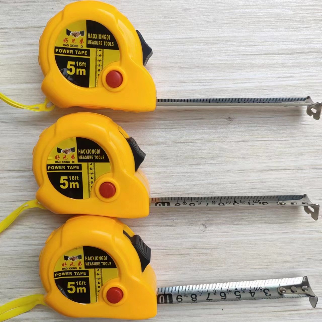 Factory supply 5 m tape measure stainless steel fish eye tape measure Household Office measuring ruler meter tape measure