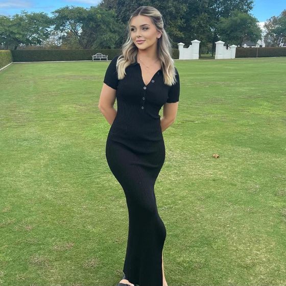 European and American Style 2022 Summer New Women's Lapel Single-breasted Buckle Split Shows Legs Long Slim-fit Sheath Dress for Women