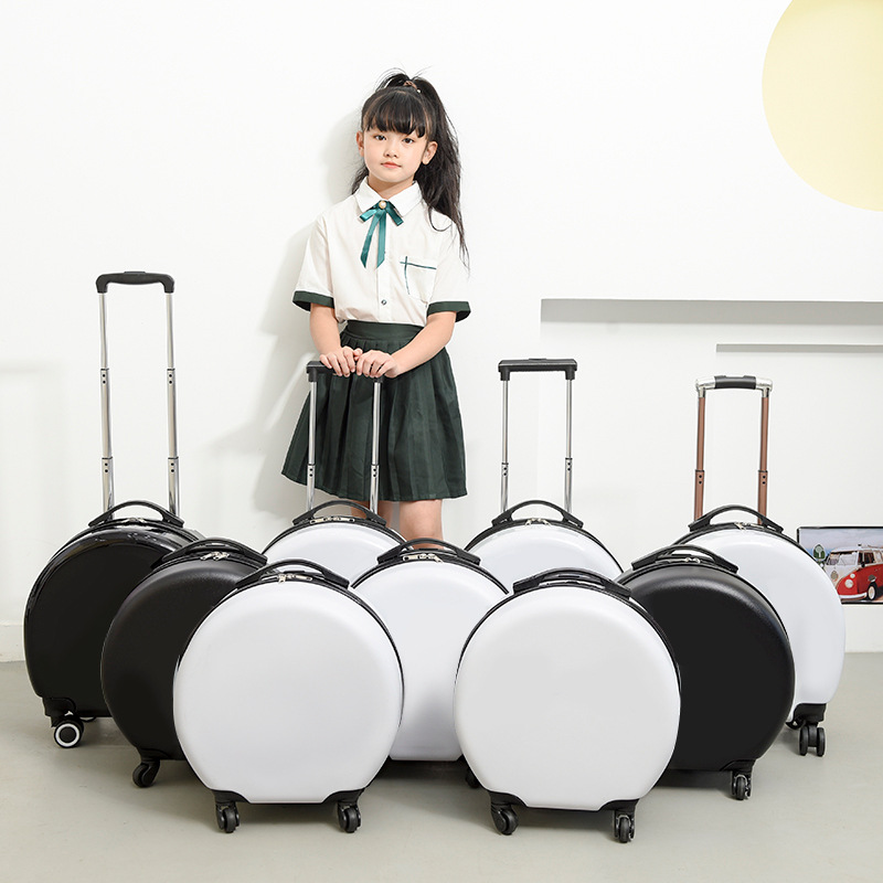 Children's printed logo luggage factory wholesale large capacity universal wheel trolley case cartoon pattern suitcase