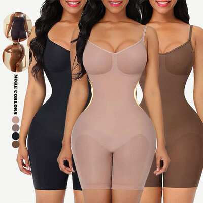 Cross-border Large Size New Hip-lifting Seamless Shaping Clothes Women's Corset Full-body Sling Abdomen-tucking Body-fitting Underwear