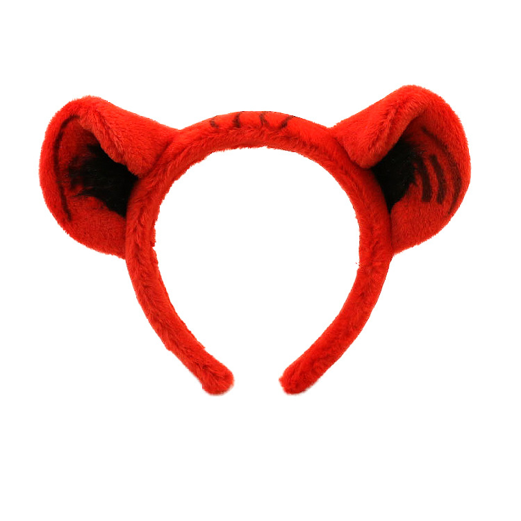 Tiger Doll Hairband Year of the Tiger Performance Tiger Ear Headwear Hairpin Cute Cartoon Animal Tiger Headband