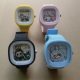 Square Bubble Mart Labubu Watch Silicone Quartz Student Labubu Thailand Cross-border Explosions Cartoon New