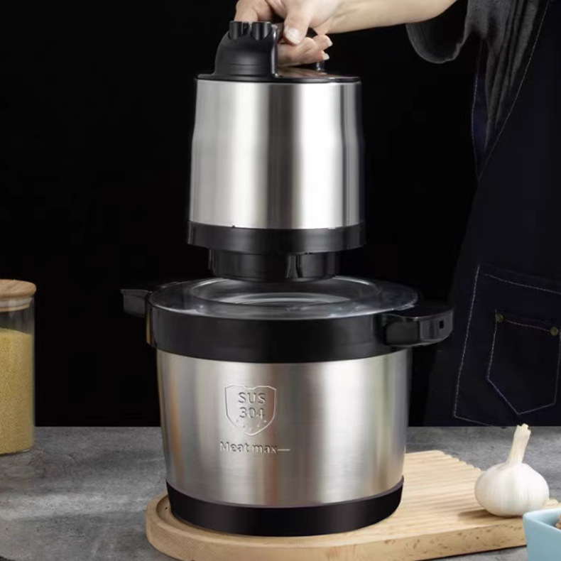 Cooking machine ground minced meat stirring cooking machine garlic minced meat large capacity stirring ice breaking and vegetable cutting cooking machine