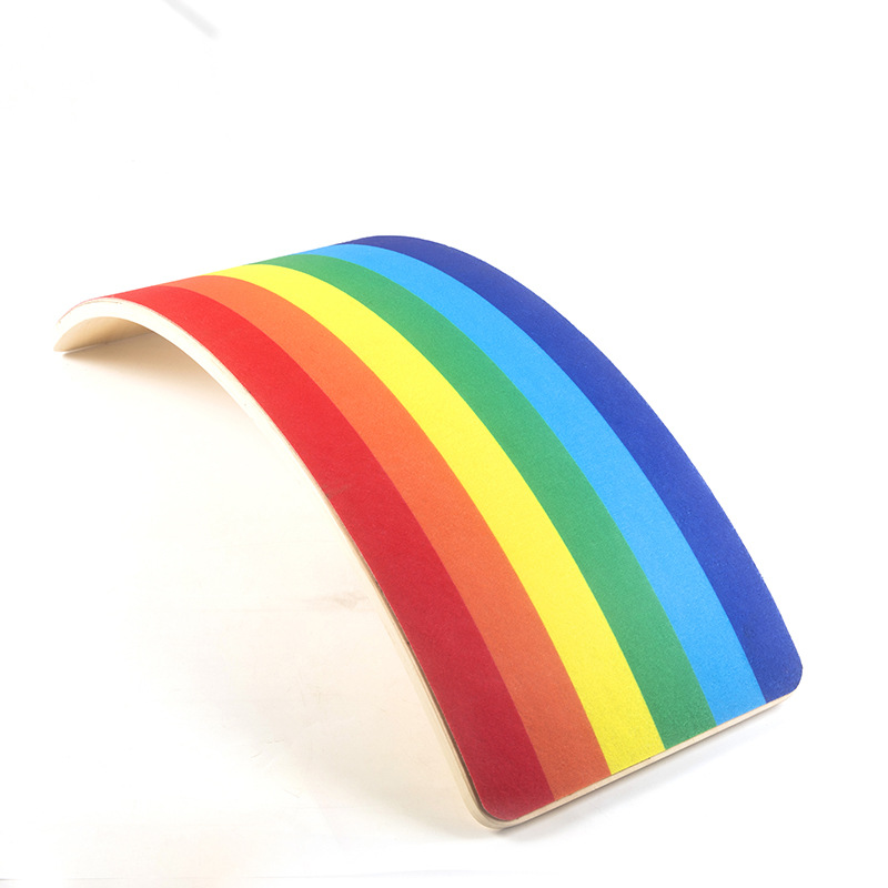 Sports Fitness Equipment Yoga Auxiliary Supplies Rainbow Bending Board Fitness Body Yoga Pilates Balance Board