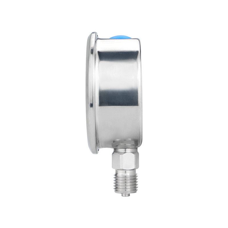 YN60BF silicone oil-filled corrosion-resistant, high-temperature and low-temperature intelligent inch thread 2 stainless steel shock-resistant pressure gauge
