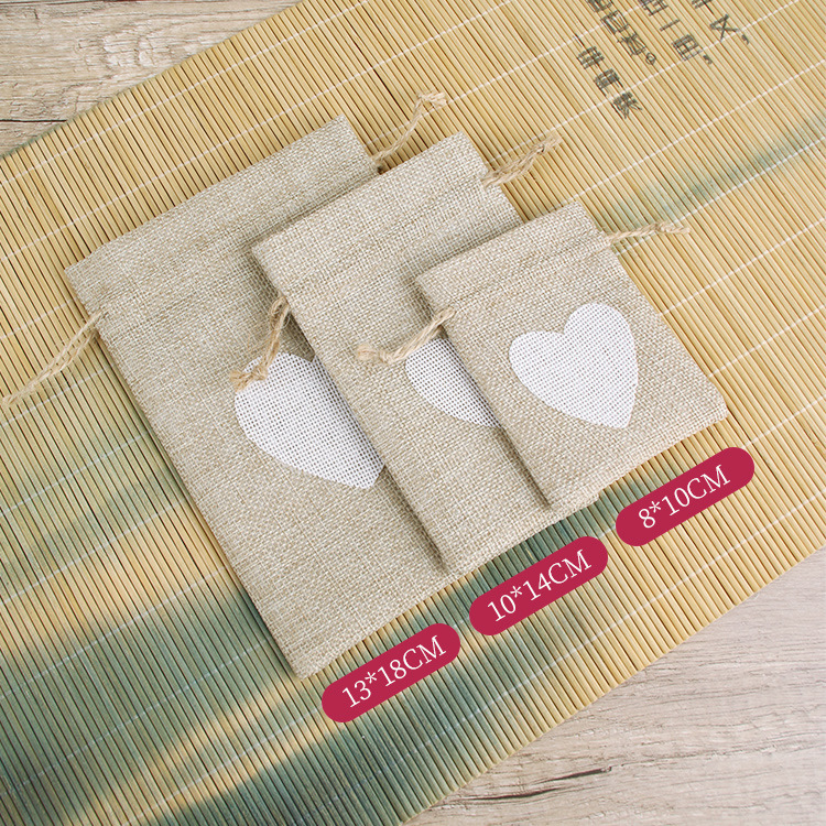 Special supply linen bag jewelry bag jewelry gift brocade bag small cloth bag beads bracelet packaging bag wholesale