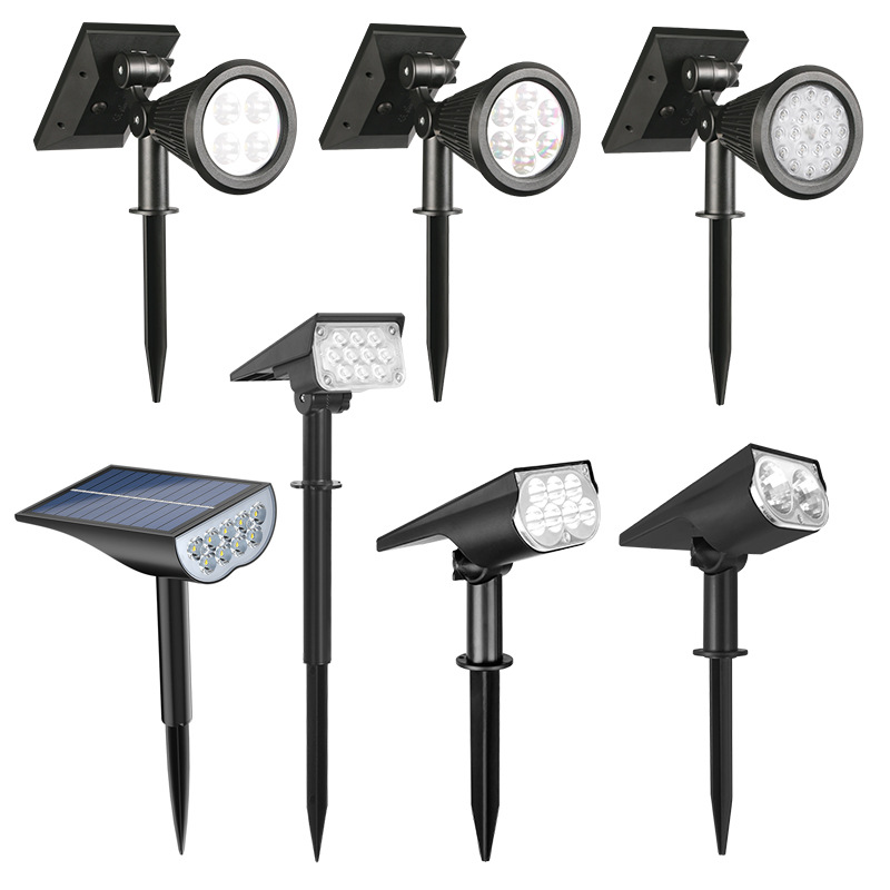 Solar dual-purpose spotlight outdoor waterproof tree lamp super bright landscape courtyard lawn lamp garden decorative lighting lamp