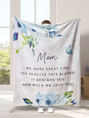 Cross-border hot sale Mother's Day holiday gift flannel blanket for mother Four Seasons universal wholesale