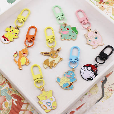 Pet elf Pikachu Keda duck magic baby keychain pendant cartoon cute creative bag pendant