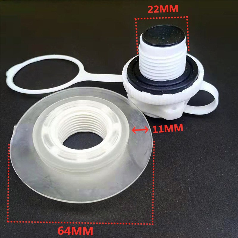 PVC inflatable boat air nozzle Boston spiral air nozzle TPU octagonal spiral air valve pool air nozzle sand basin air plug